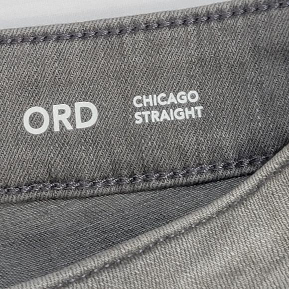 WARP + WEFT Chicago Straight Men's 29×34 Smoke Denim Jean Classic 5 Pocket - Picture 11 of 16